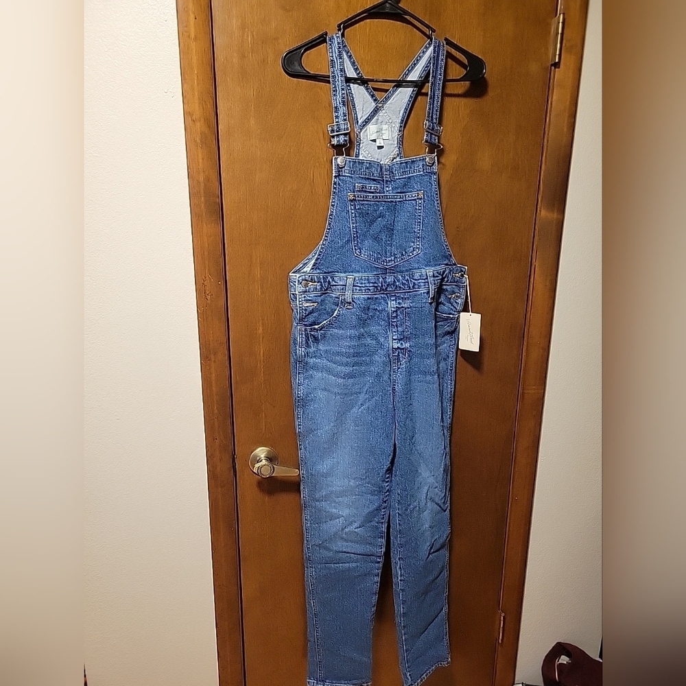 Universal Thread Skinny Jean Denim Overalls Womens 6